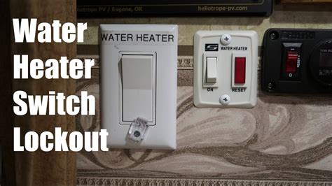 electric water heater lockout